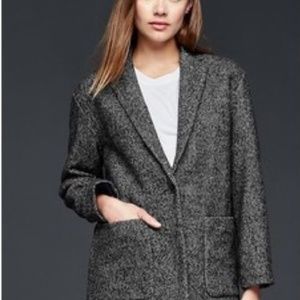 Oversized Women’s Herringbone Blazer S Petite